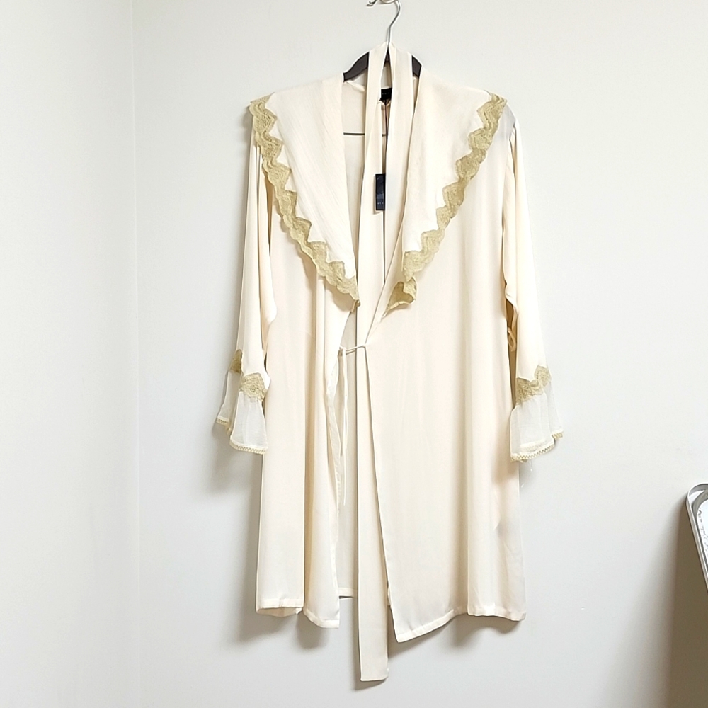 NK Imode Size M Silk Midi length Robe White NWT